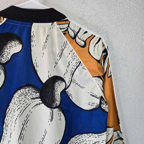 Adidas Farm Rio Superstar Track Jacket Multicolor Artsy Full Print Athletic Top - Picture 11 of 13